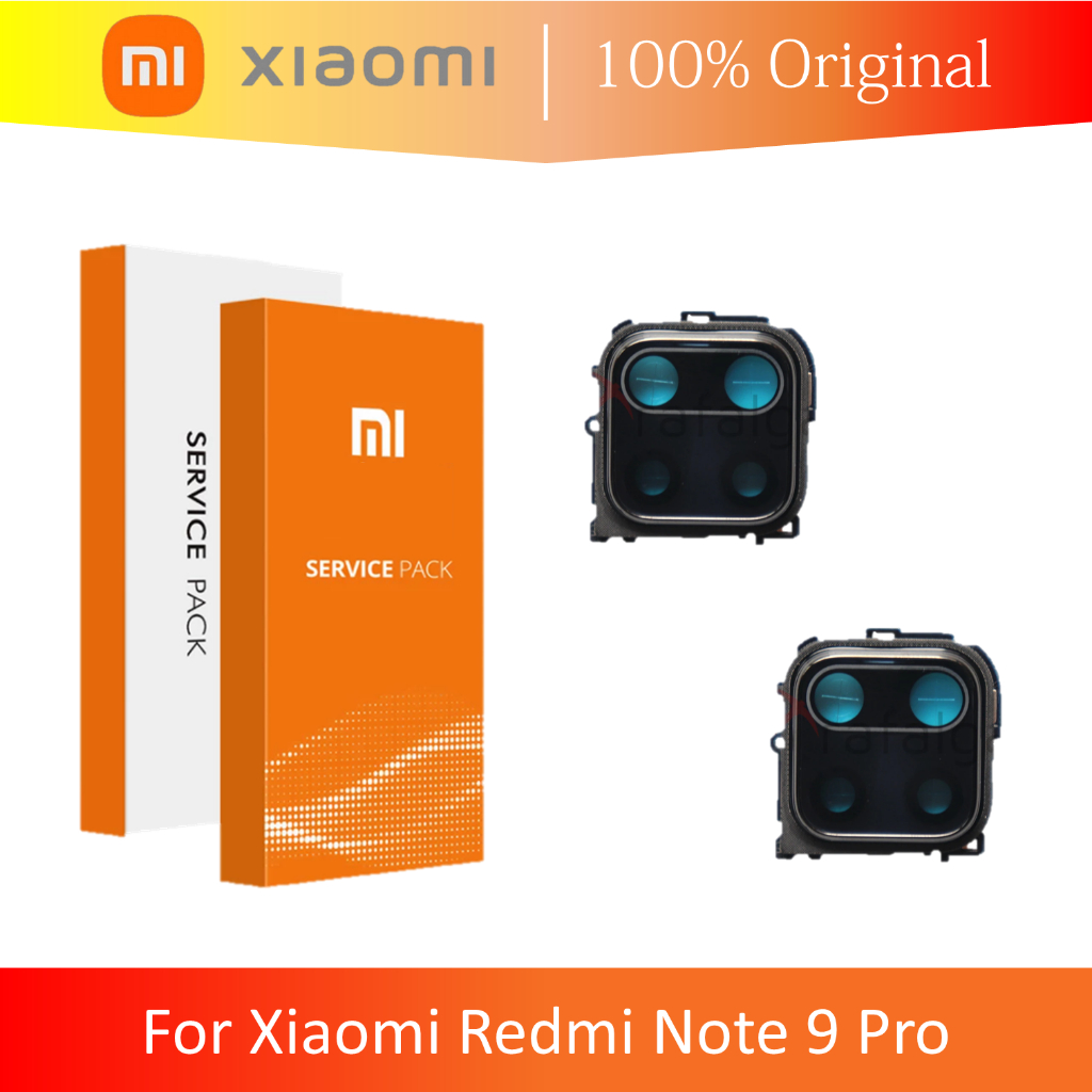 [ CHECK.ID ] FRAME KAMERA SET KACA COVER CAMERA XIAOMI REDMI NOTE 9 PRO