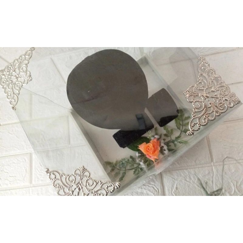 Full mika kotak hantaran perhiasan satu set cincin, gelang, kalung mahar seserahan - box seserahan