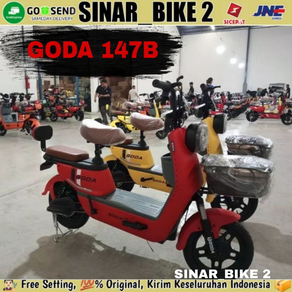 Sepeda Listrik GODA 147B 147 B SUNNY 500 Watt Electric E Bike