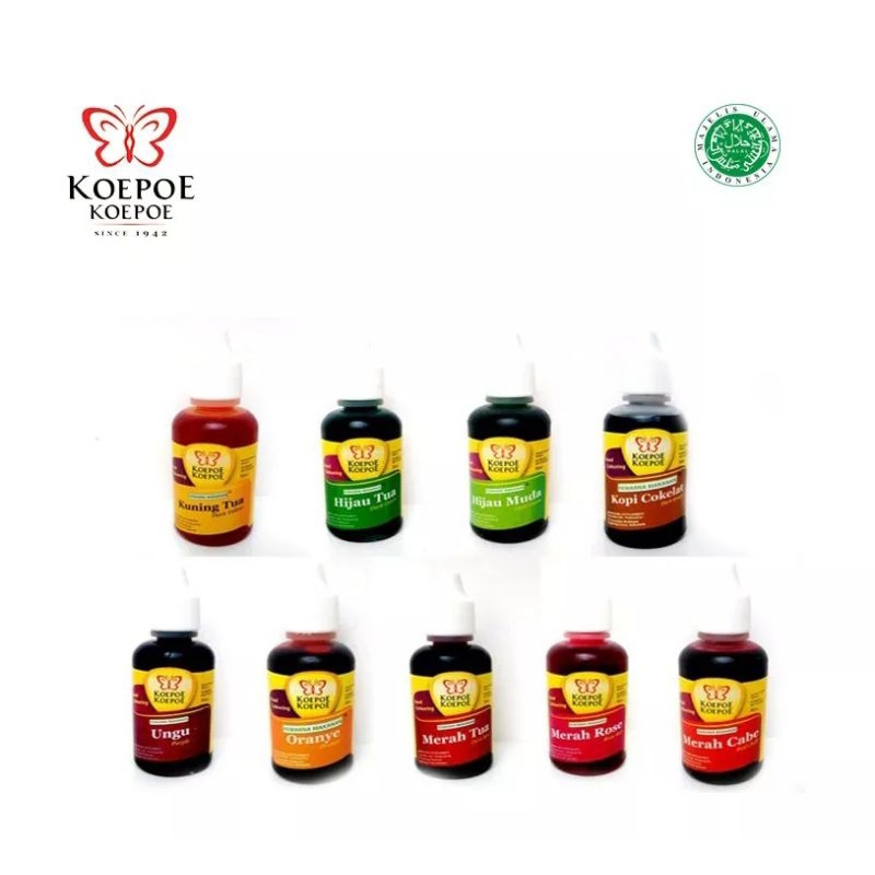 

Koepoe Koepoe Pewarna Makanan 30ml HALAL