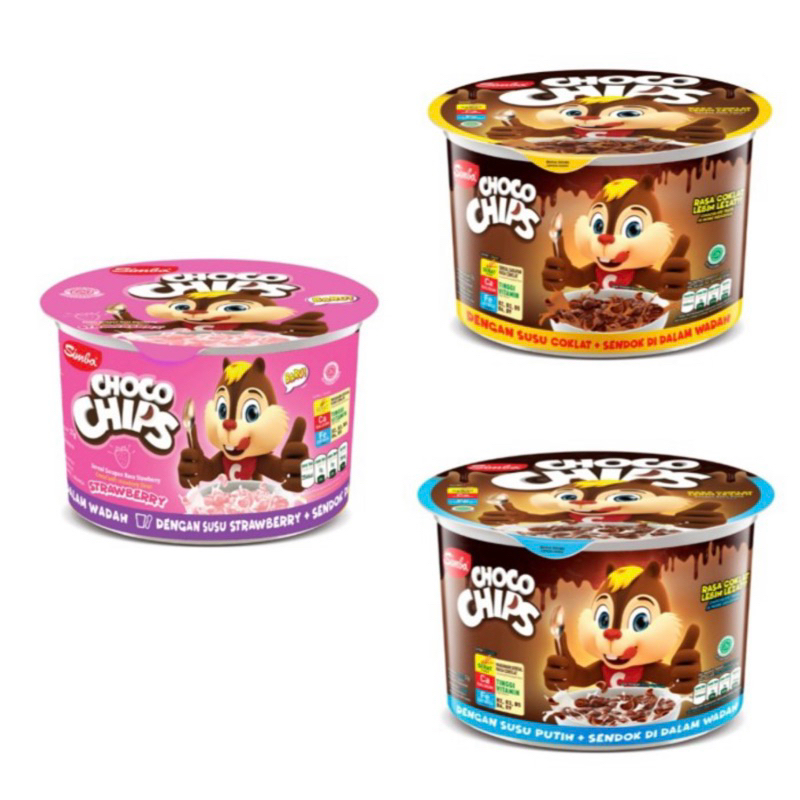 

Simba Choco Chips Sereal (2 Varian) (34g)