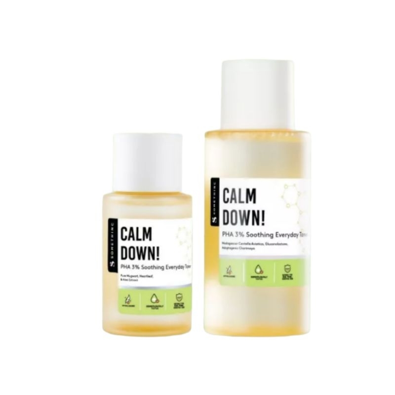 SOMETHINC Calm Down PHA 3% Soothing Everyday Toner.