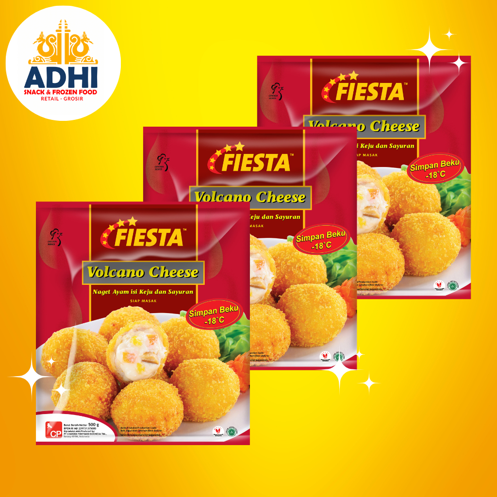 

FIESTA VOLCANO CHEESE 500GR_FROZEN FOOD