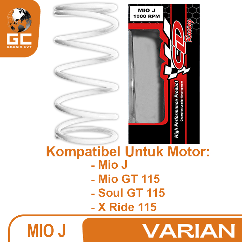 Per CVT Puli Pully Racing Yamaha Mio M3 S Z GT X-Ride Fino Freego Gear Fazzio 125 1000 RPM CLD
