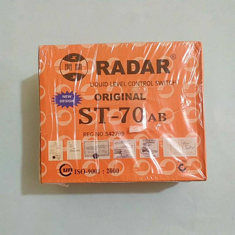 Pelampung tandon air otomatis Radar original ST 70AB. harga per pc