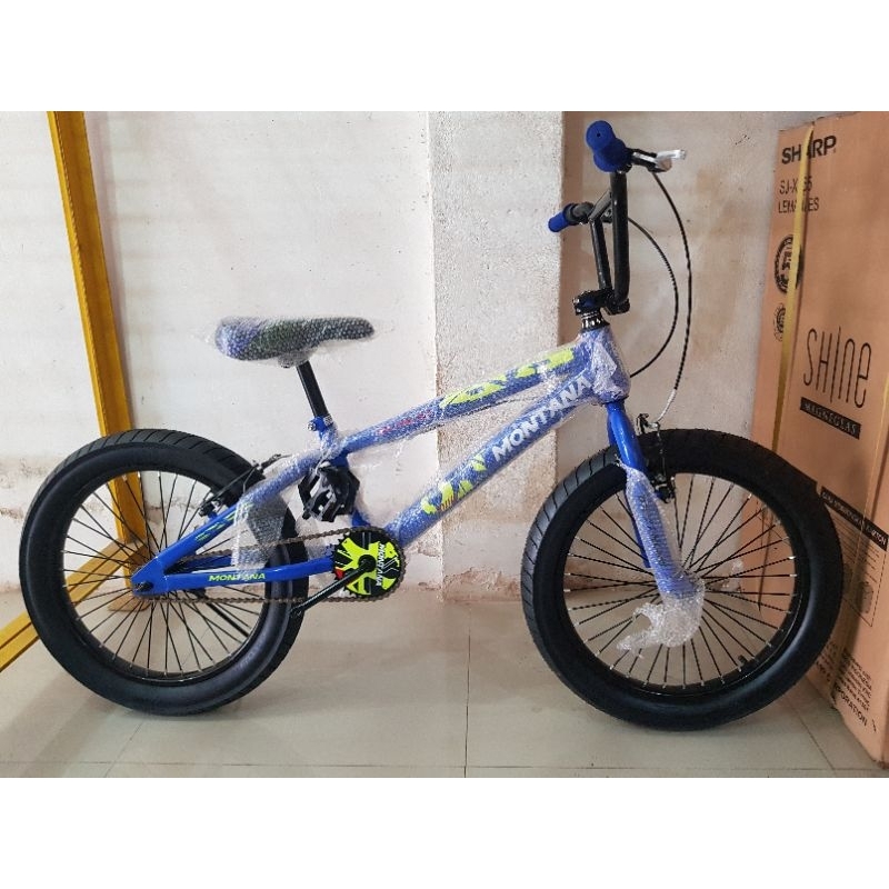 Sepeda BMX 20 inch MONTANA ( BAN JUMBO 3.0 ) ( BIRU / BLUE )