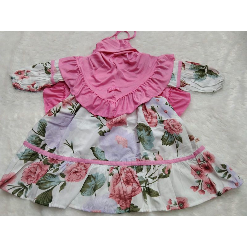 Dress Baju Muslim Bayi Perempuan Lucu Imut