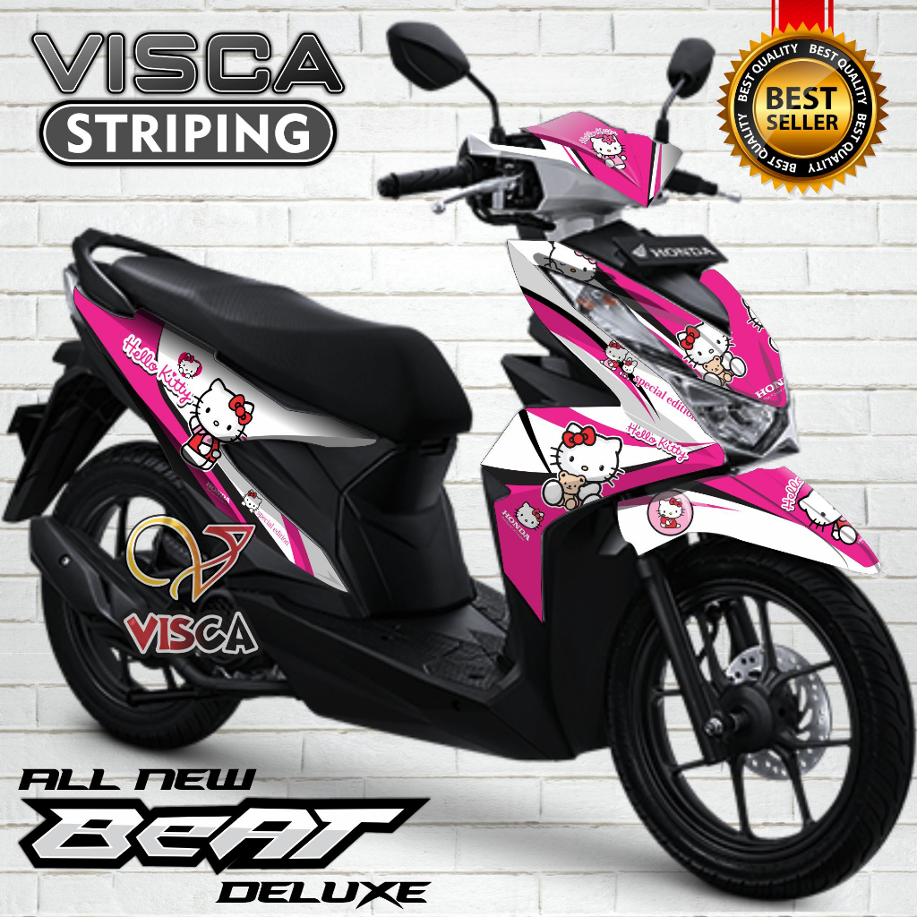 Decal Beat Deluxe 2020 2021 2022 Full Body - Stiker Motor Beat 2020 - Dekal Beat 2021 - Striping Bea