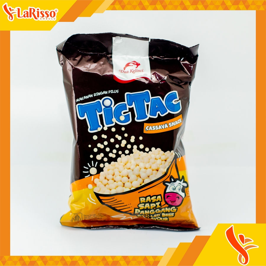 

TIC TAC SNACK DUA KELINCI 90GR RASA SAPI PANGGANG(2 PCS)