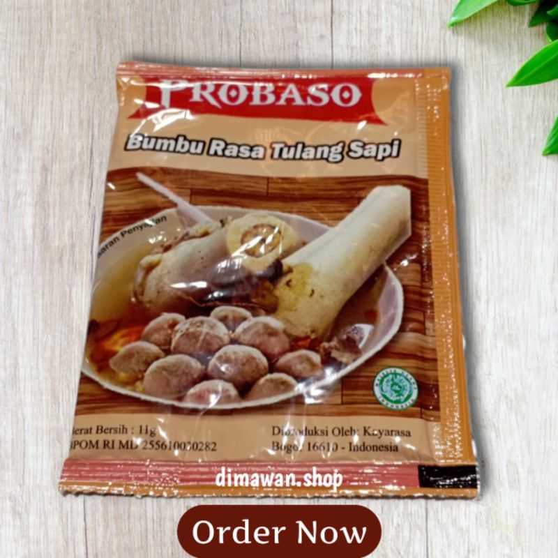 

PROBASO Tepung bumbu rasa tulang rangu 11 gram