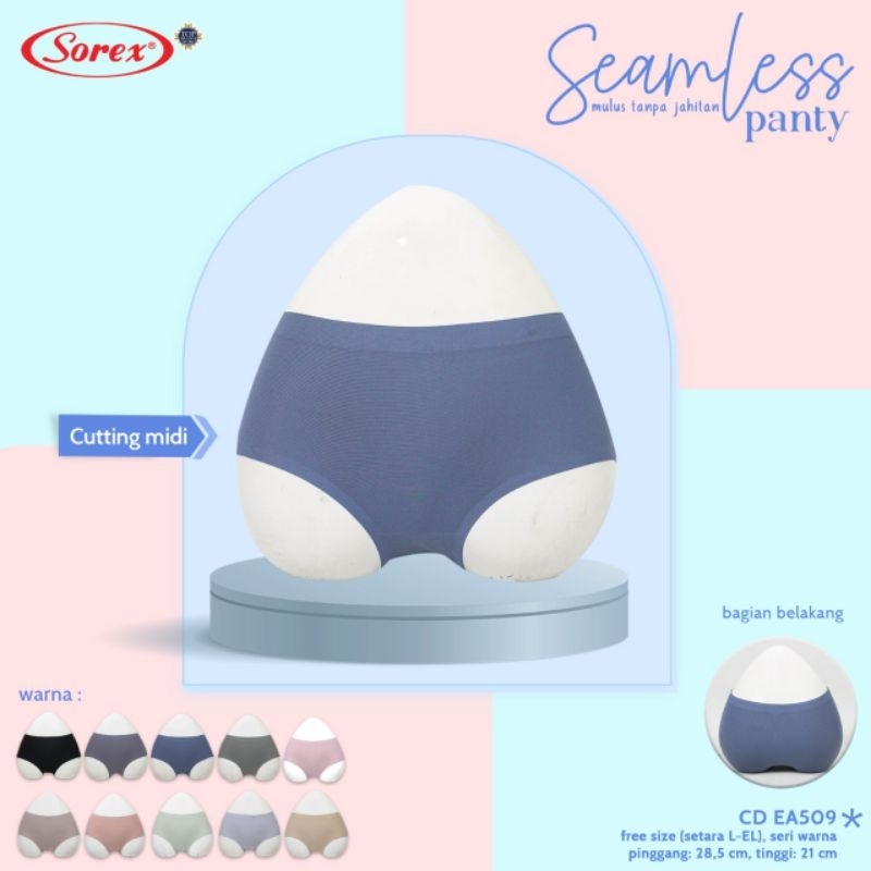 Sorex  EA 509 &amp; 510 seamless panty celana dalam wanita