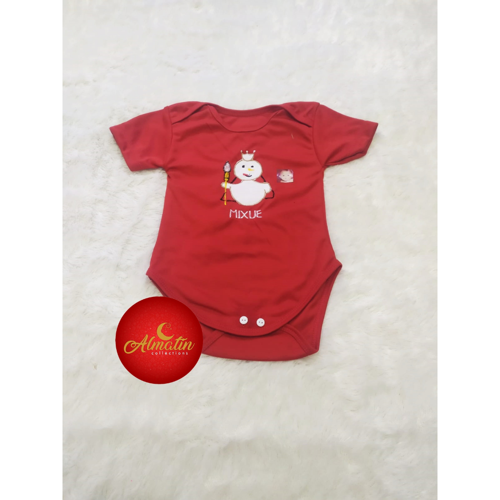 jumper bayi lengan pendek jumper segitiga katun lembut baju bayi 0-3 bulan