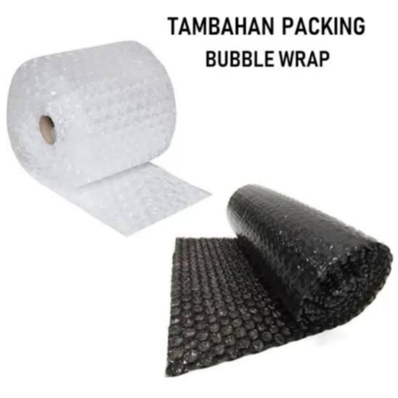 

bubble warp tambahan paking extra aman