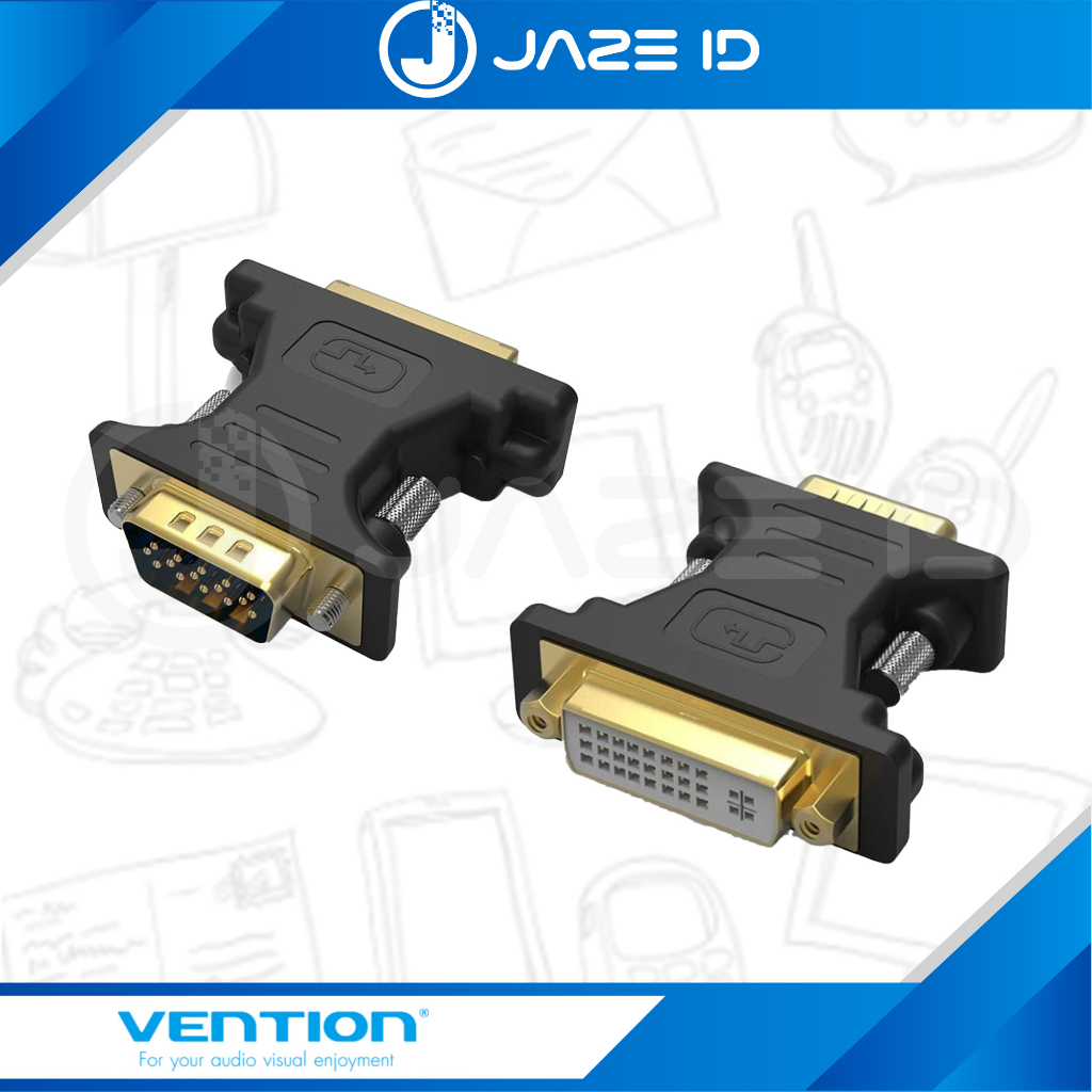 Vention Adapter Converter DVI Female to VGA Male Monitor Komputer