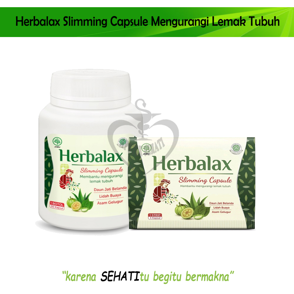 Herbalax Slimming Capsule 30 Pelangsing Menurunkan Berat Badan