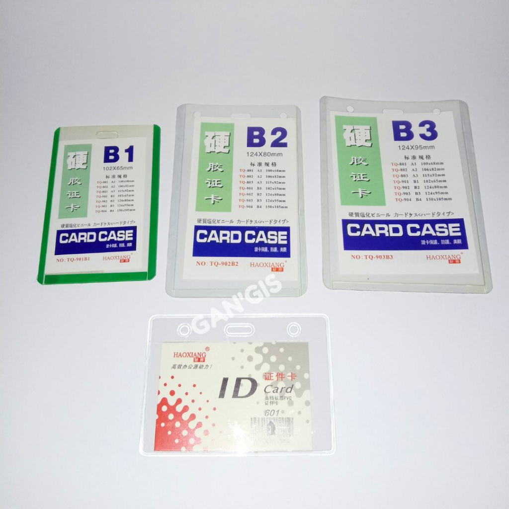 

Card Case B1 B2 B3 | PVC Tempat Id Card| Name Tag Tebal| Plastik Tebal
