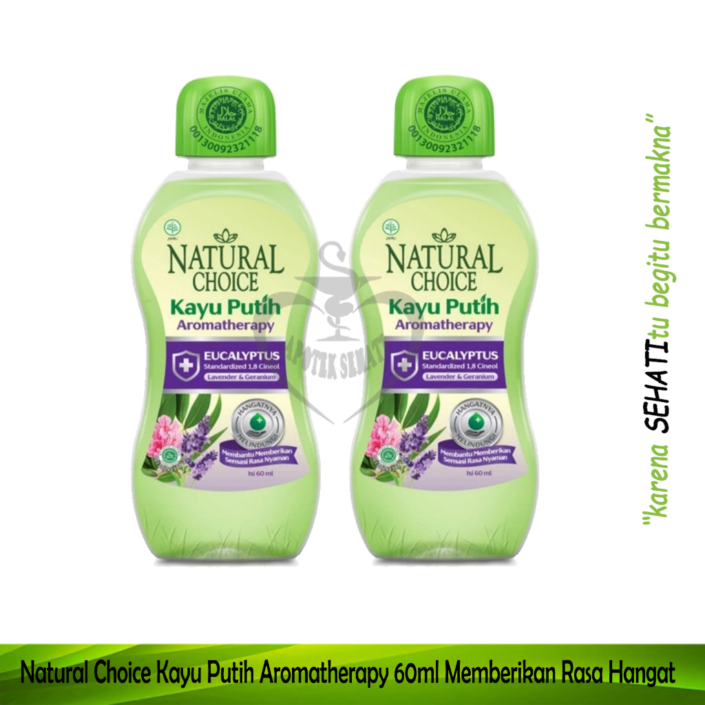 Natural Choice Minyak Kayu Putih 60ml Eucalyptus Mengatasi Masuk Angin