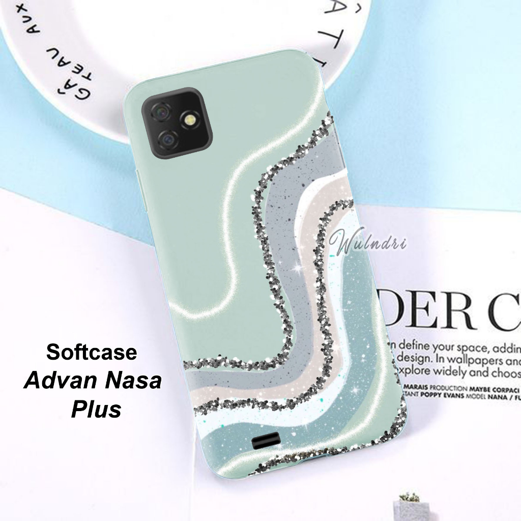 CASE HP ADVAN NASA PLUS BAHAN SOFTCASE BLACKMATTE 100% PERSISI #081