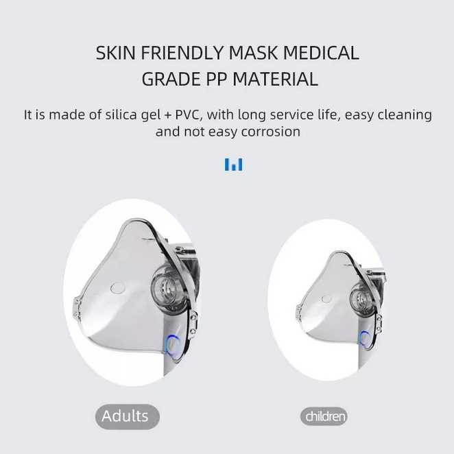 Japalife Mesh Nebulizer Portable Alat Inhalasi Terapi Pernafasan Ultrasonic Inhaler W301