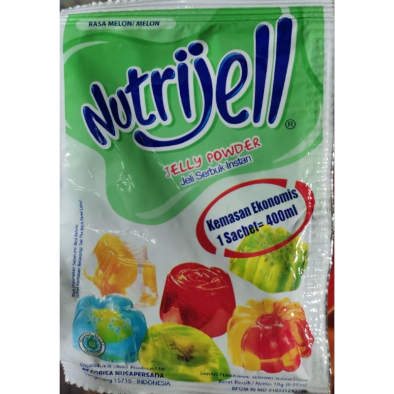 

NUTRIJELL RASA MELON SACHET 10g