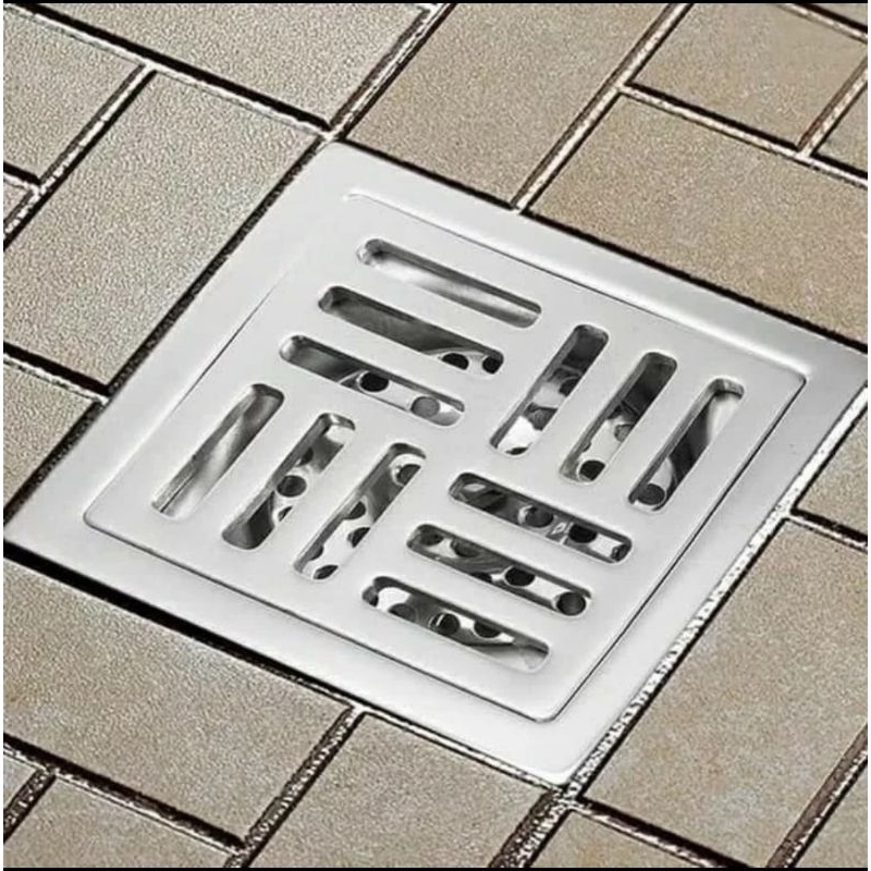 Floor drain kotak Anti bau dan anti serangga/ Smart floor drain anti bau model garis