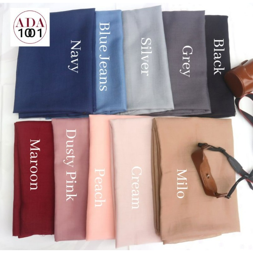 KAIN VOAL POLOSAN METERAN POTONGAN PREMIUM KERUDUNG / HIJAB JILBAB / SEGI EMPAT VOAL