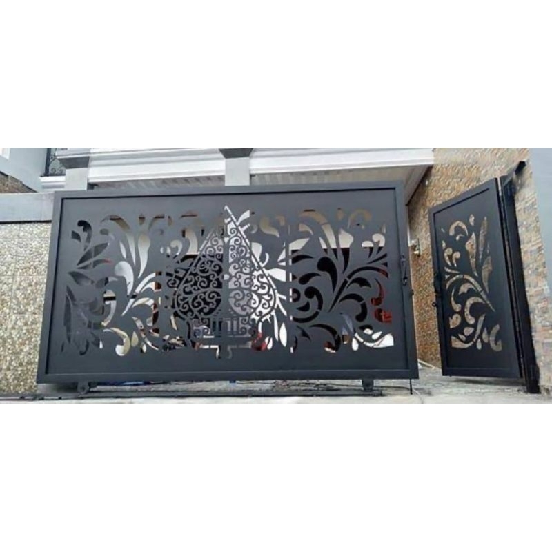 Pagar pesanan ibu Sarah Jl. Kalibaru Barat VI No.52 RT 12 RW 15 (Gang Macan) Kel. Kalibaru Kec. Cili