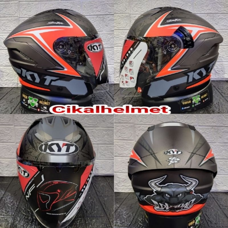 KYT NFJ MOTIF NEW ATTITUDE MATT ANTHRACITE RED FLUO KYT NFJ ORIGINAL