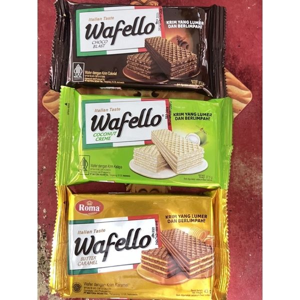 

WAFELLO Wafelo 2000 isi 5 PCS per pak