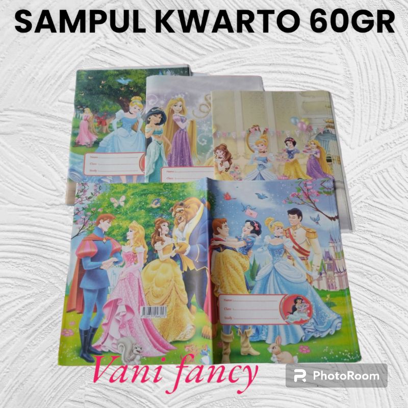 

(ISI 20 LEMBAR)SAMPUL BUKU KERTAS UKURAN KWARTO 60GR GAMBAR