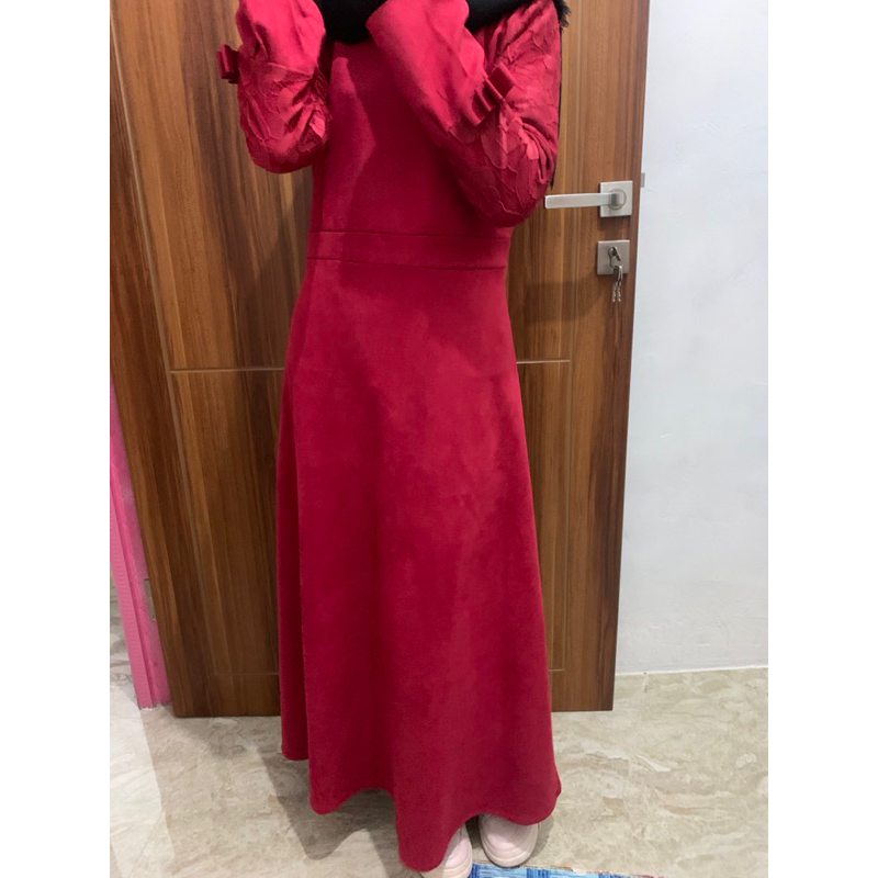 Long Dress Wanita Corduroy / Preloved Dress