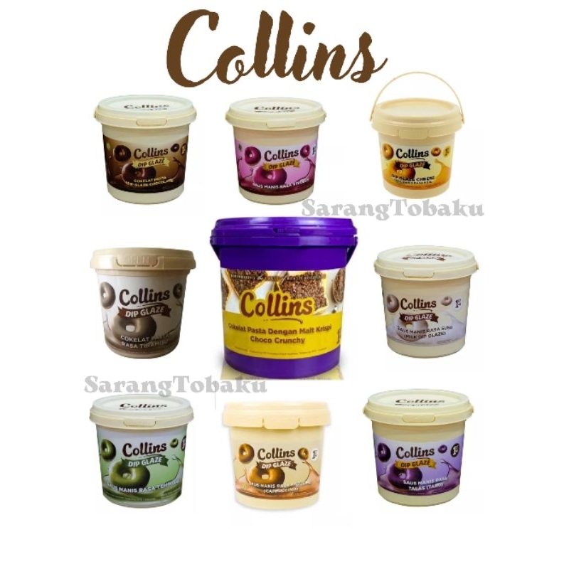 

Collins dip glaze dan choco crunchy 1kg