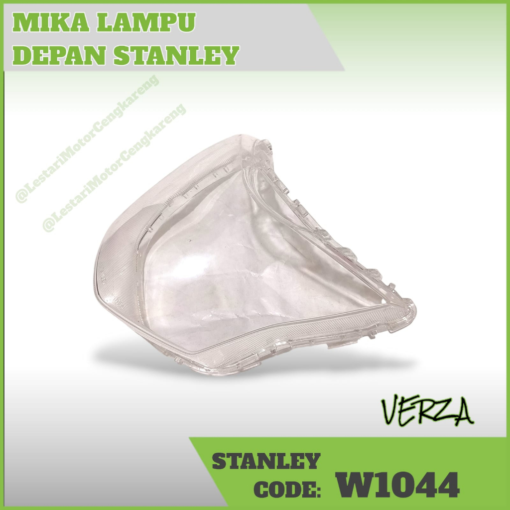 MIKA KACA LAMPU DEPAN VERZA 150 OLD ASLI STANLEY W1044