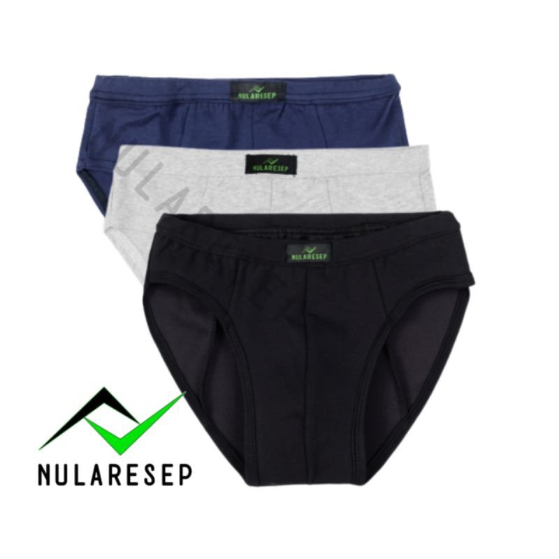 Nularesep Briefs isi 3pcs Celana dalam pria