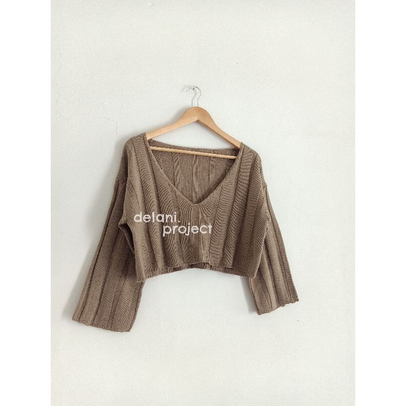 Zia Crop Blouse Knit