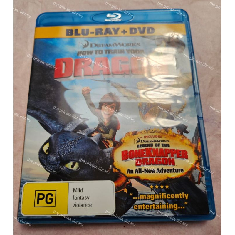 How To Train Your Dragon Bluray + Dvd