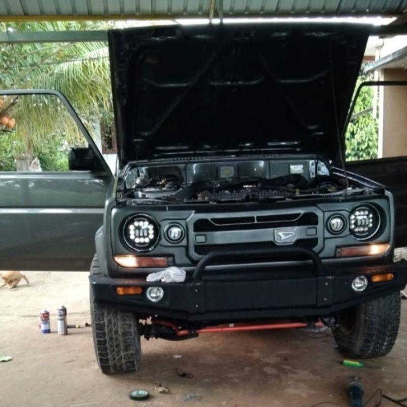 Gril Taft F78,Rocky F78,Feroza,lampu bulat +packing kayu