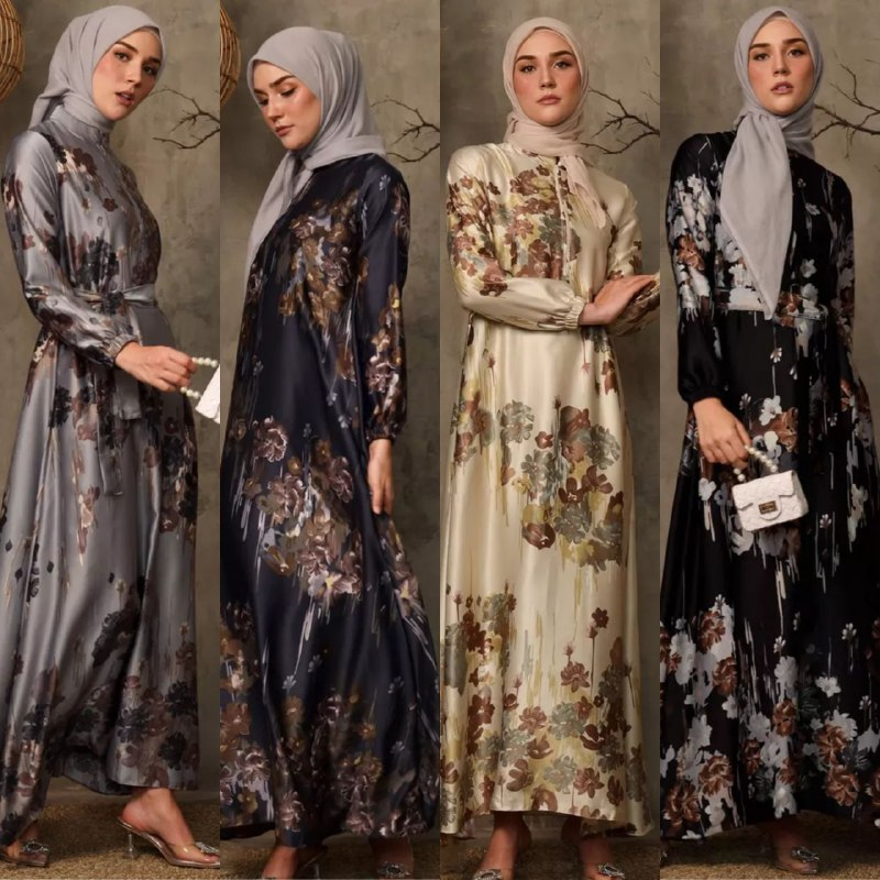 GAMIS RAYA MAXMARA DYOR DENADA DRESS - GAMIS DENADA MAXMARA DRESS SILK PREMIUM