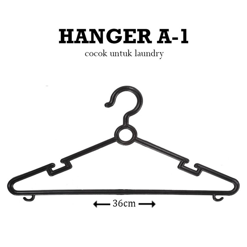 Hanger Laundry A-1 Gantungan Baju Display Grosir Murah