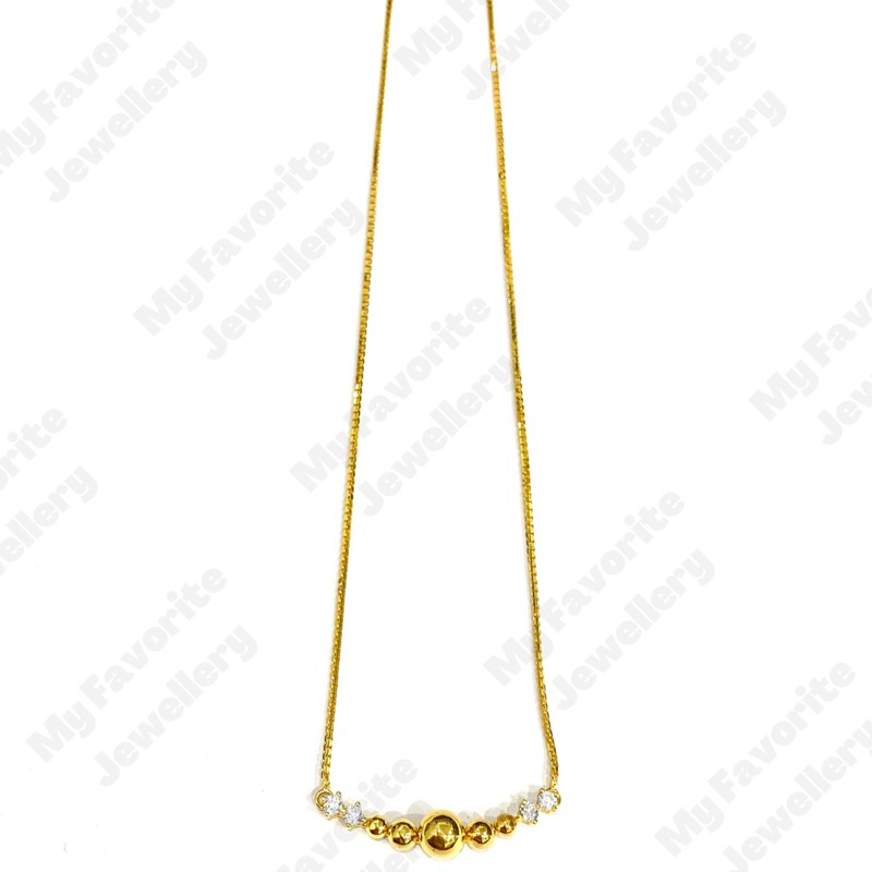 Kalung Italy Merica Permata Emas Asli Kadar 700