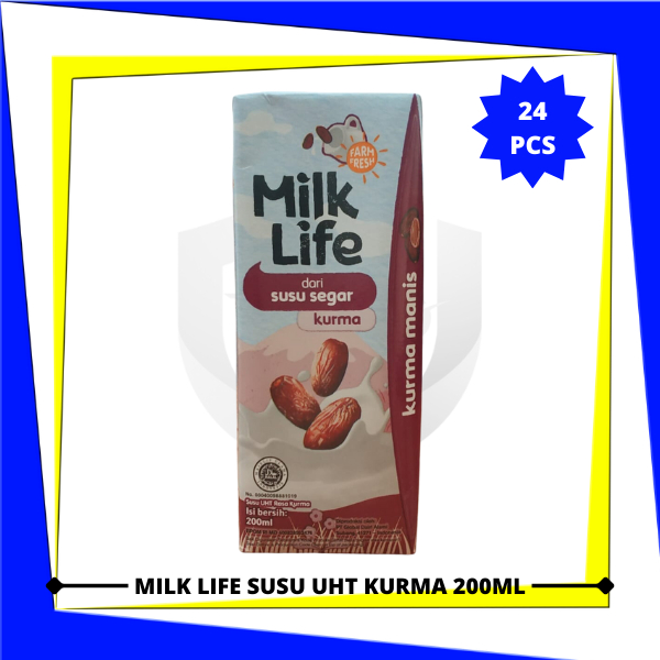 

MILK LIFE Susu UHT Kurma 200ml x 24 pcs (1 Karton)
