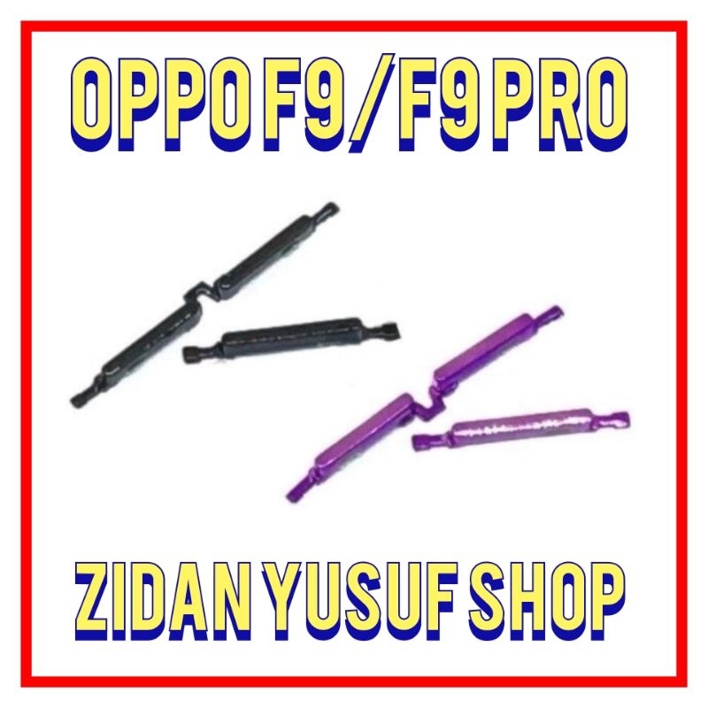 TOMBOL LUAR ON OFF VOLUME OPPO F9 TOMBOL POWER VOLUME OPPO F9 PRO ORIGINAL