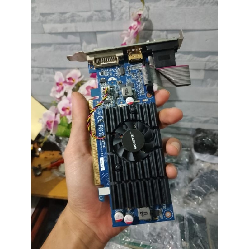 video card VGA nvidia Gt 210 1GB ddr3 64bit Hemat Daya