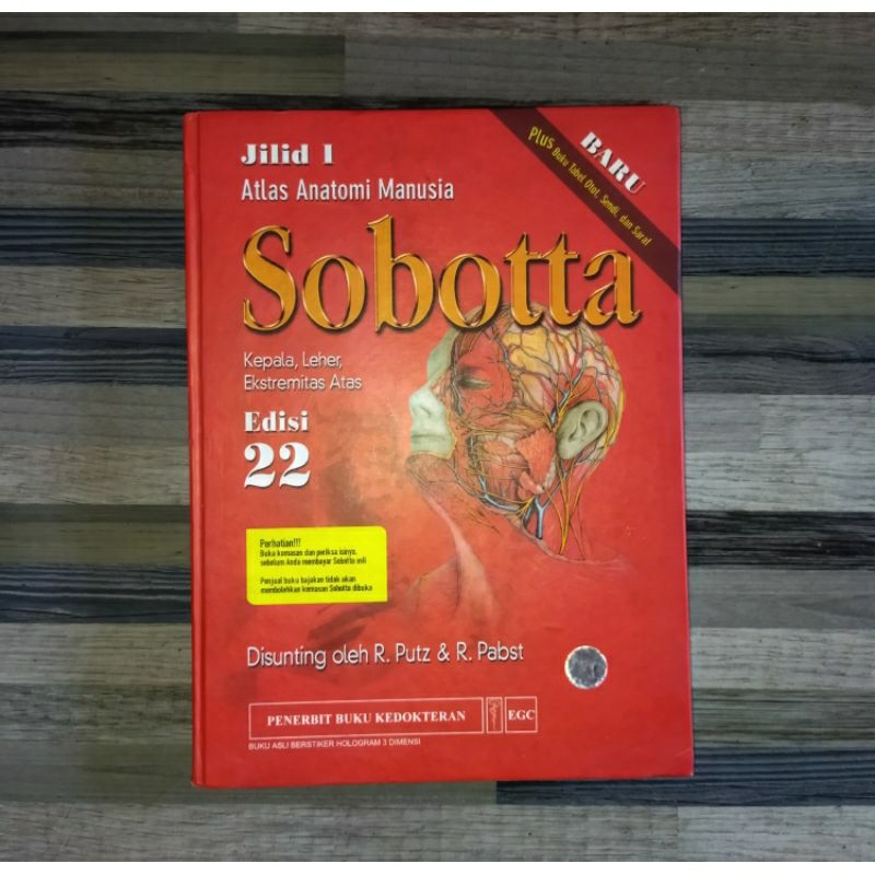 ATLAS ANATOMI MANUSIA SOBOTTA (ORIGINAL)