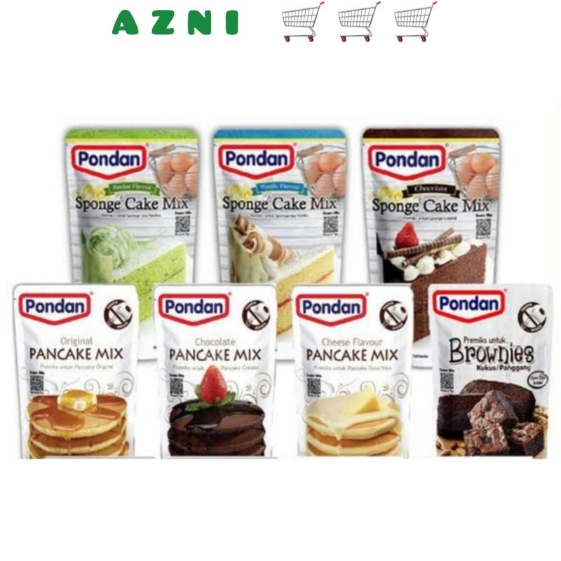 

Pondan Sponge Cake/ Brownies/ Pancake Mix/ All Varian