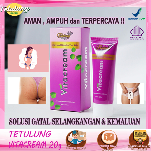 Obat Gatal Kemaluan Menahun Vitacream Salep Original Ampuh Gatal Bibir Kemaluan Wanita Salep Gatal B