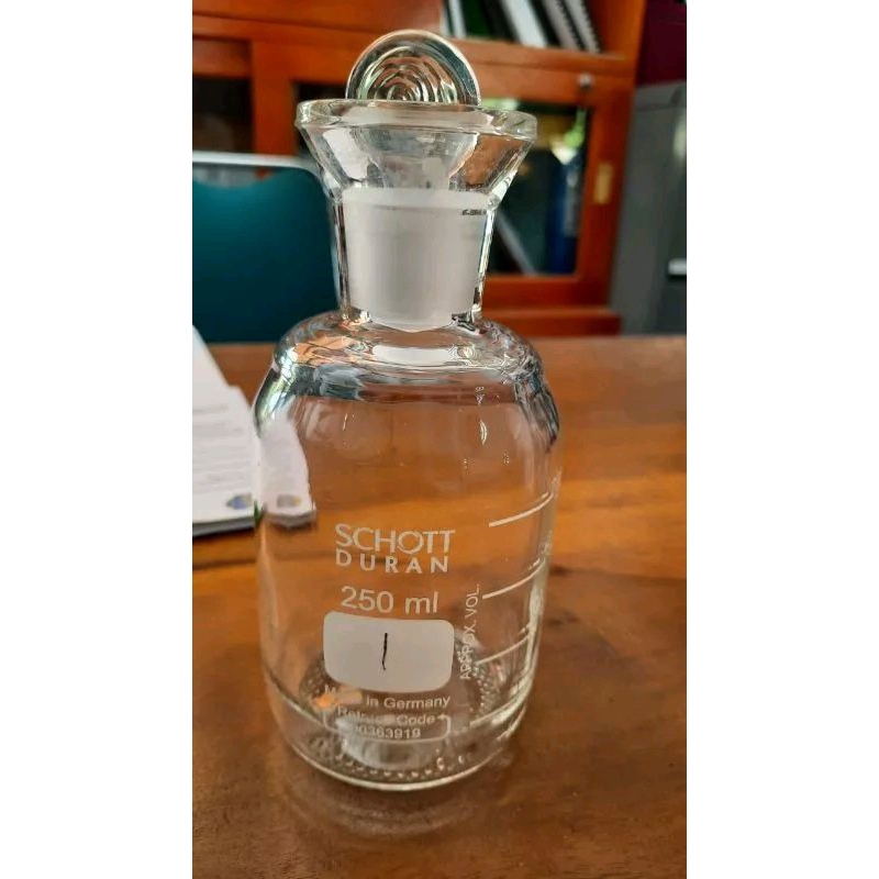 bottle wingkler 250ml SCHOTT DURAN/ BOTTLE BOD SCHOTT DURAN 250 ML