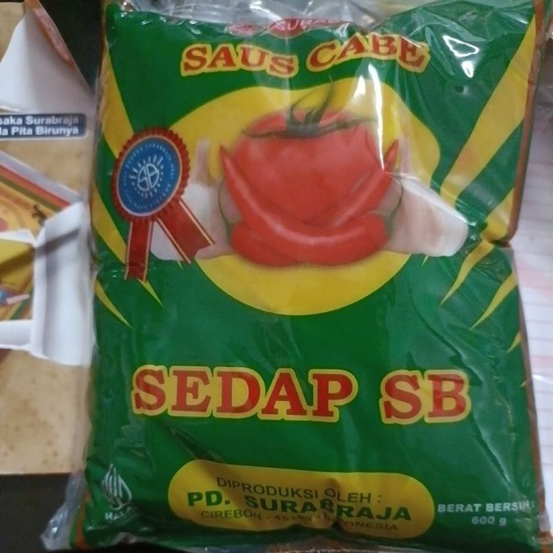 

ASLI saos sambal pedas sedap SB (600 gram)