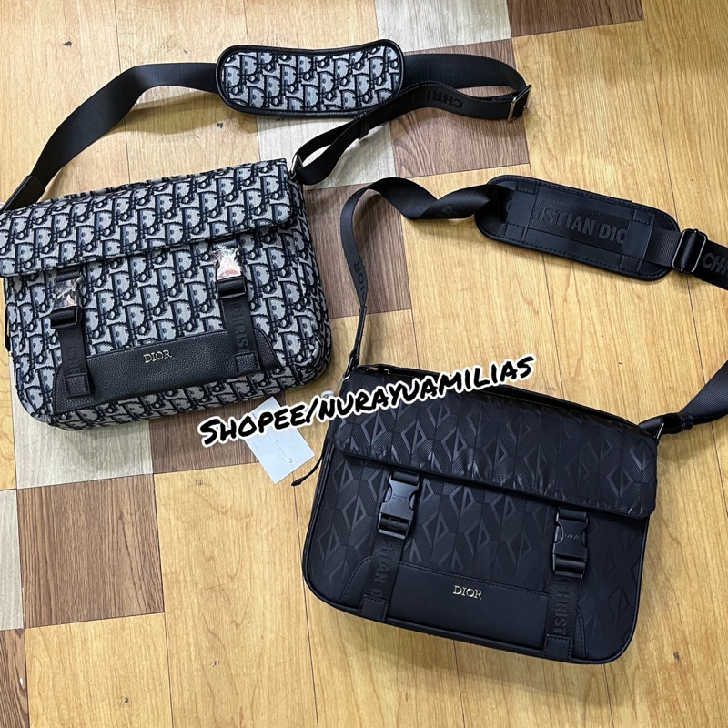 Tas pria wanita Cristiyyan D!0r Mirror Original import messenger bag men tas slempang pria branded