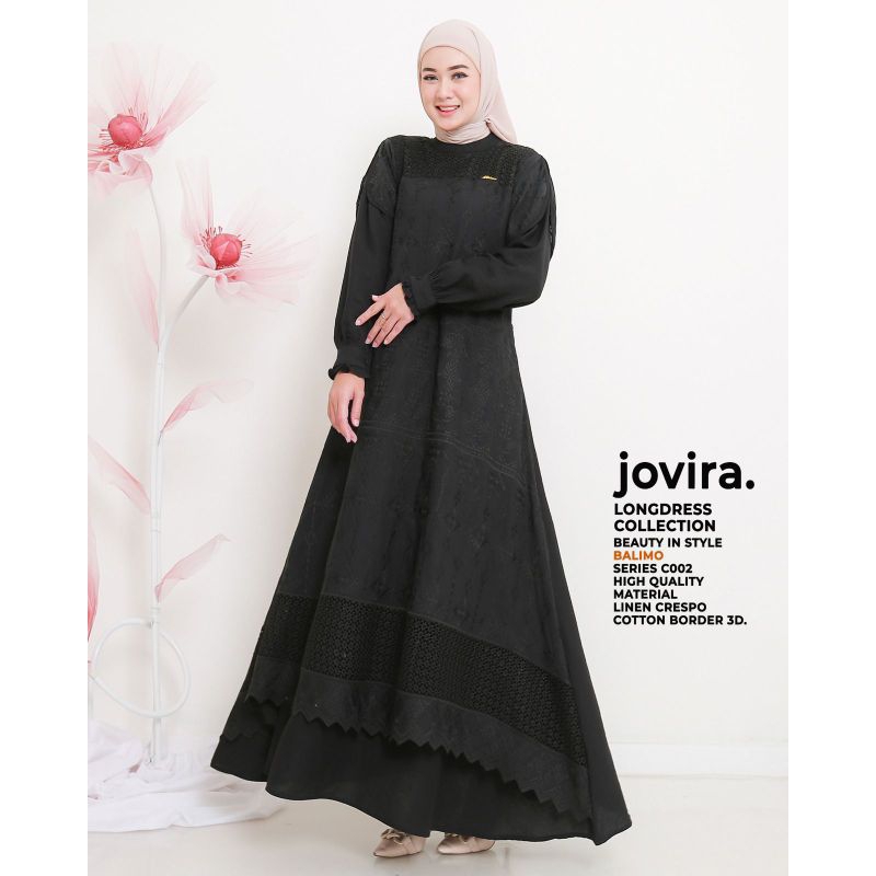 Gamis Dress wanita Terbaru Jovira long Dress by Balimo